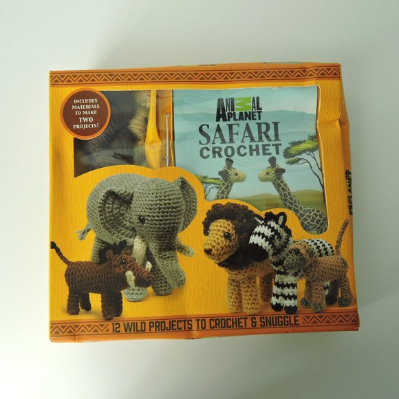Animal Planet Other - Animal Planet Safari Crochet Kit 12 Wild Projects to crochet & snuggle